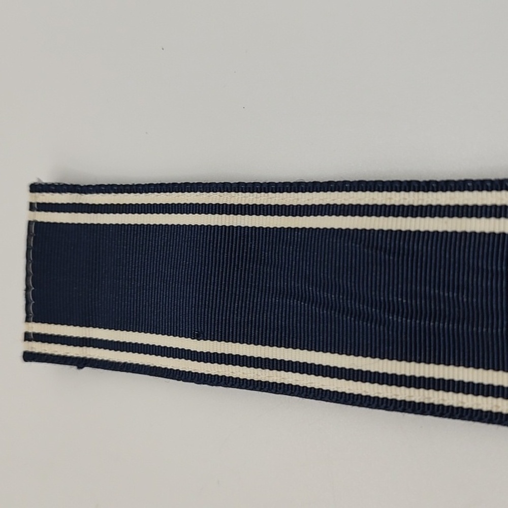 Peter Beaton Blue and White Striped Belt Beach Ribbon Vibe - Picture 9 of 11
